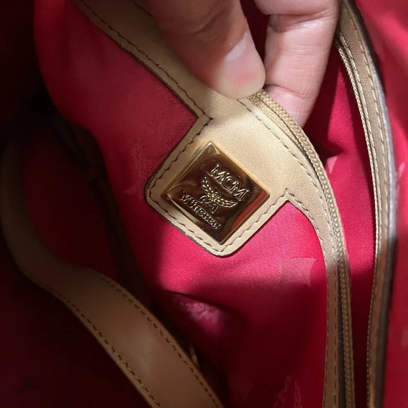 MCM Top-Zip Visetos 2-Way Bag - Picture 14 of 16